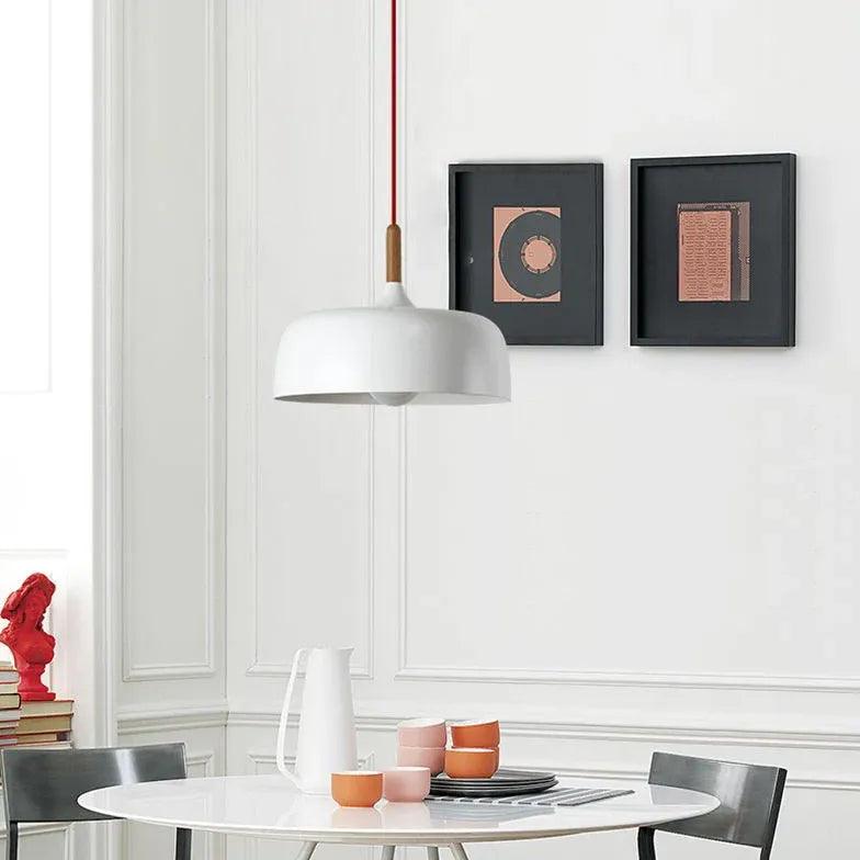 Matte Minimalist Round Modern Pendant Light - Clowas
