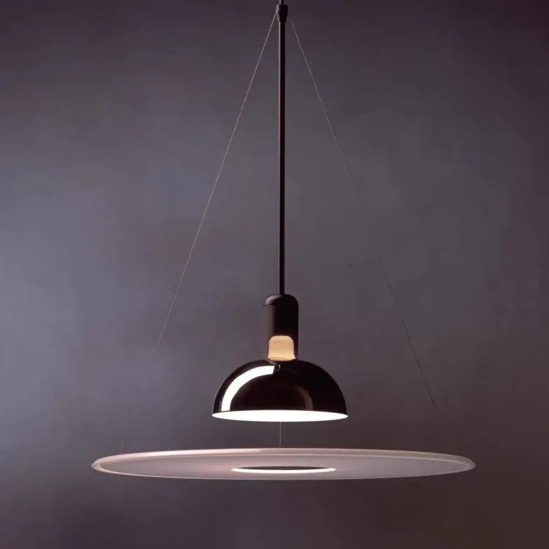 Two-Tone Disc Modern Minimalist Pendant Light - Clowas