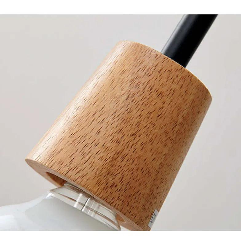 Levy Minimalist Geometric Glass Pendant Light - Clowas