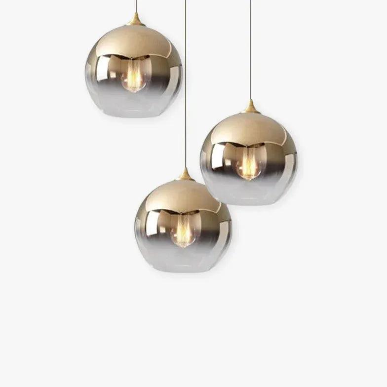 Single Head Metal Sphere Modern Pendant Light - Clowas