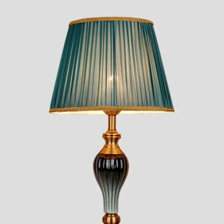 Light Beige Trapezoidal Retro Floor Lamp - Clowas