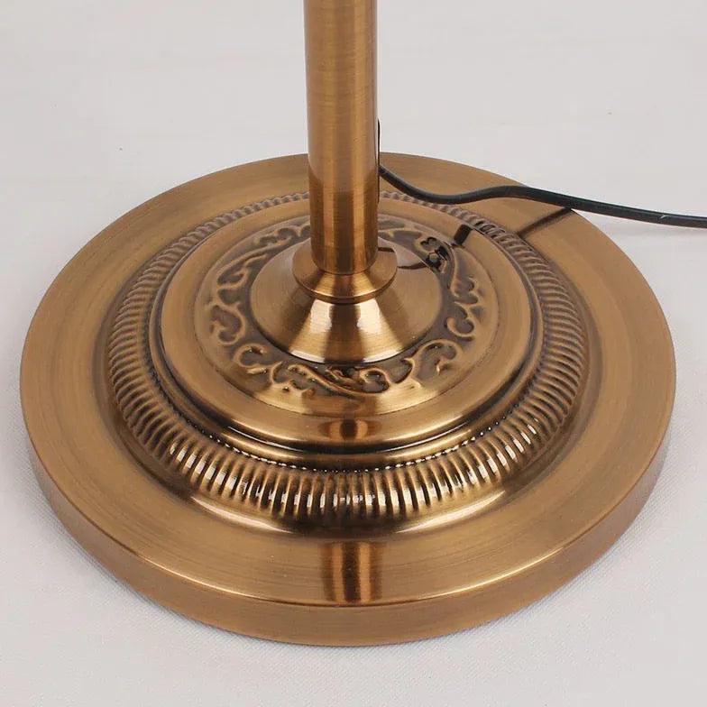 Light Beige Trapezoidal Retro Floor Lamp - Clowas