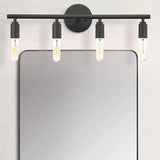 Light Bulb Black Industrial Bathroom Wall Lights - Clowas