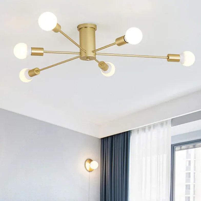 Light Industry Wind LED Flush Ceiling Lights - Clowas