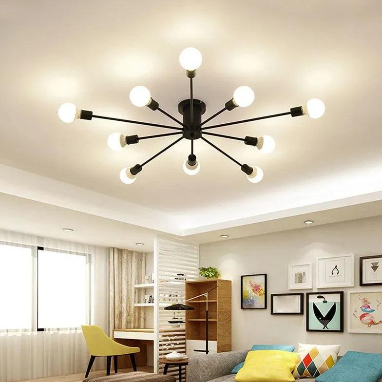 Light Industry Wind LED Flush Ceiling Lights - Clowas