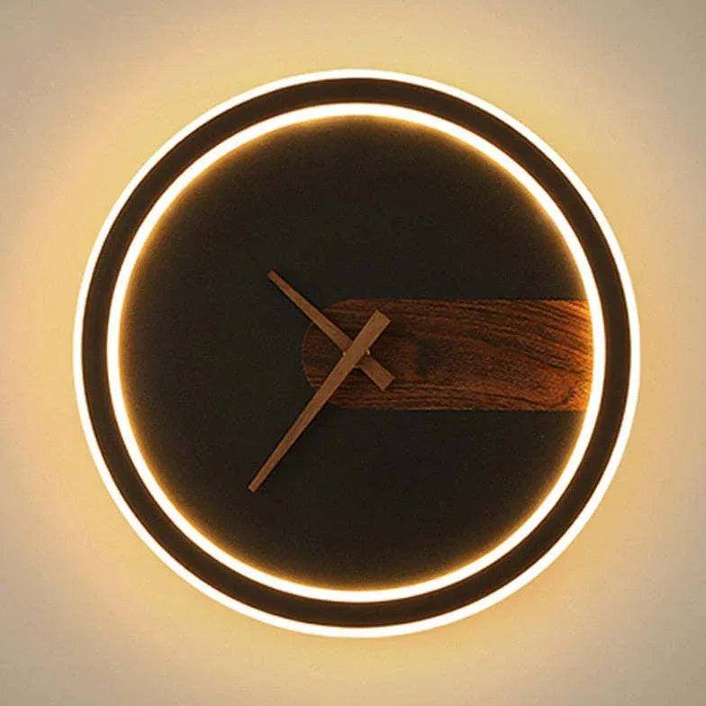 light up wall clock led lighting - Clowas