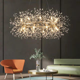 Star Branches Crystal Gold Chandelier - Clowas