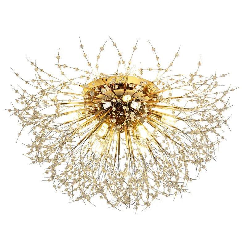Bouquet-Shaped Gold Embedded Ceiling Light - Clowas