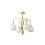 Radial White Flower Modern Bedroom Ceiling Light - Clowas