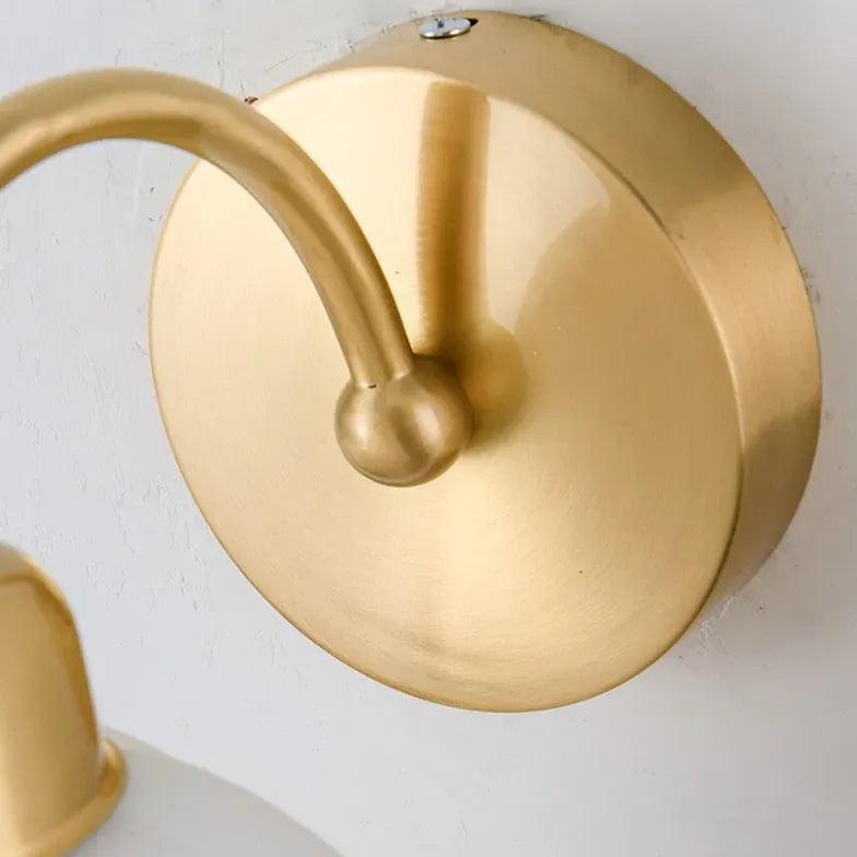 Gold lily Bedroom Plug in Wall Lights - Clowas