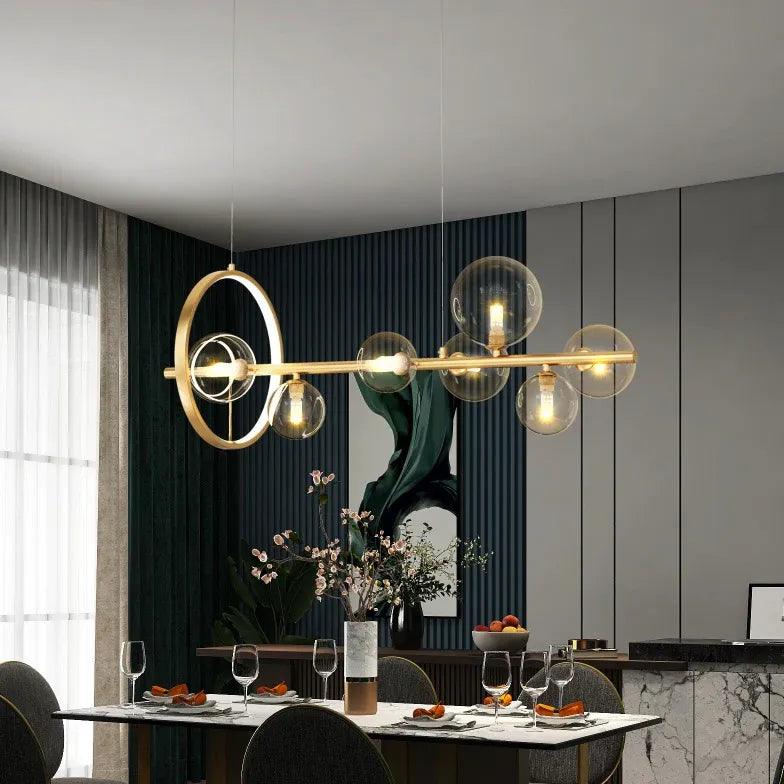 Linear Large Light Bulb Modern Chandelier - Clowas