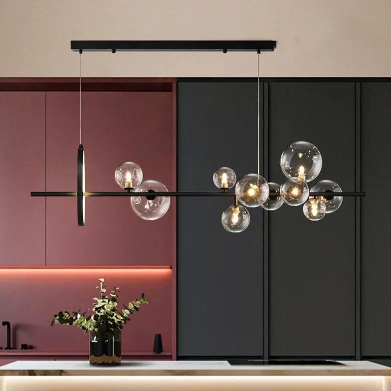 Linear Large Light Bulb Modern Chandelier - Clowas