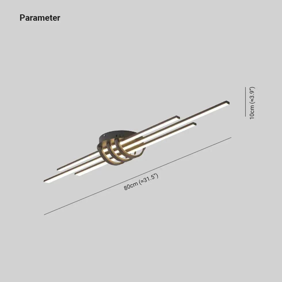 Linear light modern corridor recessed ceiling light - Clowas