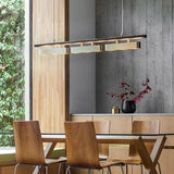 Linear Metal Dining Room LED Pendant Light - Clowas