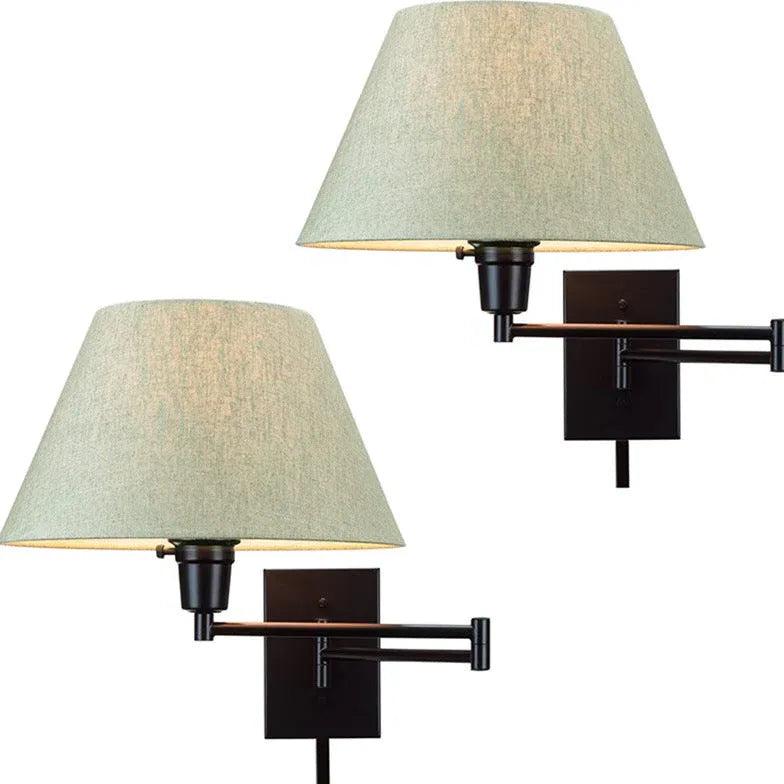 linen wall lights for bedroom - Clowas