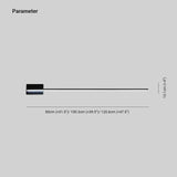 Long Black Industrial Bathroom Mirror Light - Clowas