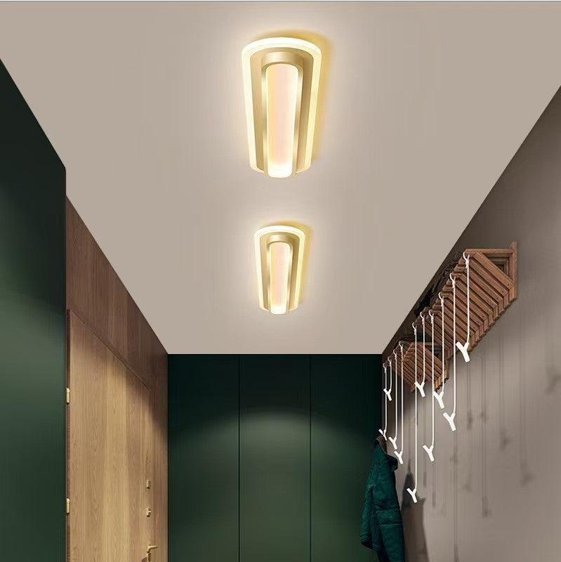 Long Double Layer Modern Flush Ceiling Lights - Clowas