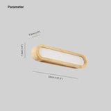 Long Strip Wooden Led Mirror Lights - Clowas