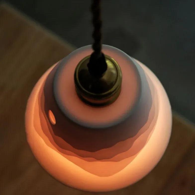 Vintage Ceramic Pendant Gold Wall Lights - Clowas