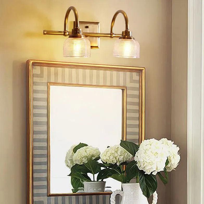 Antique Brass Bathroom Wall Lights - Clowas