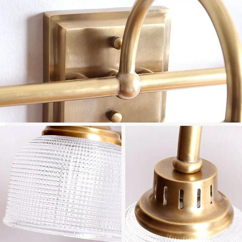 Antique Brass Bathroom Wall Lights - Clowas