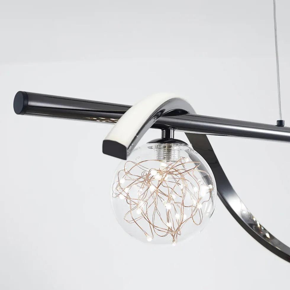 Multi-Light Curved Modern Pendant Light - Clowas