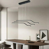 Three-Line Zigzag Design Minimalist Pendant Light - Clowas
