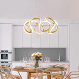 Abstract Wave Curved Minimalist Pendant Light - Clowas