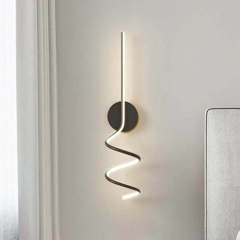 Spiral Led Modern Bedroom Wall Lights - Clowas