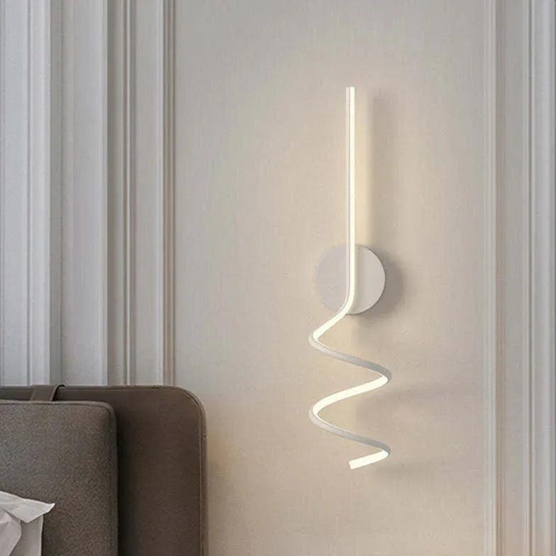 Spiral Led Modern Bedroom Wall Lights - Clowas