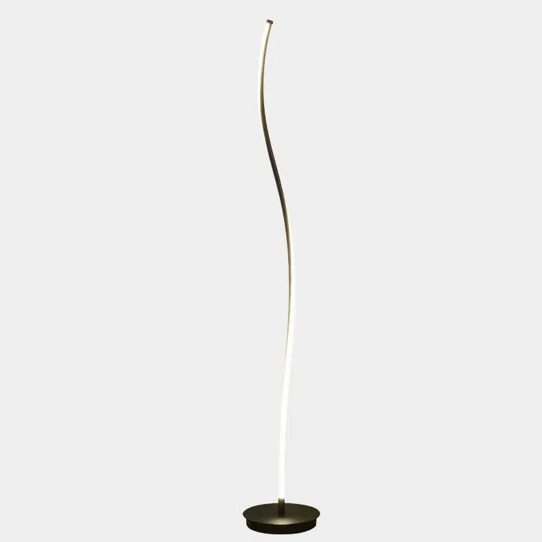 Black and White Linear LED Floor Lamp - Clowas