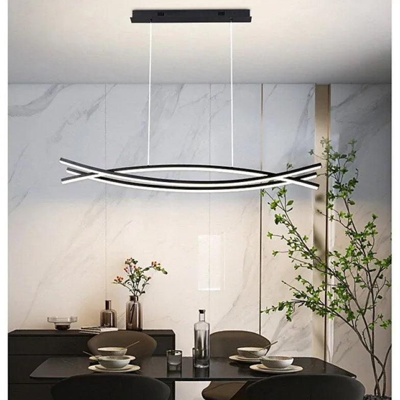 Three Intersecting Curves Pendant Light - Clowas