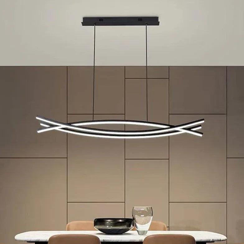 Three Intersecting Curves Pendant Light - Clowas