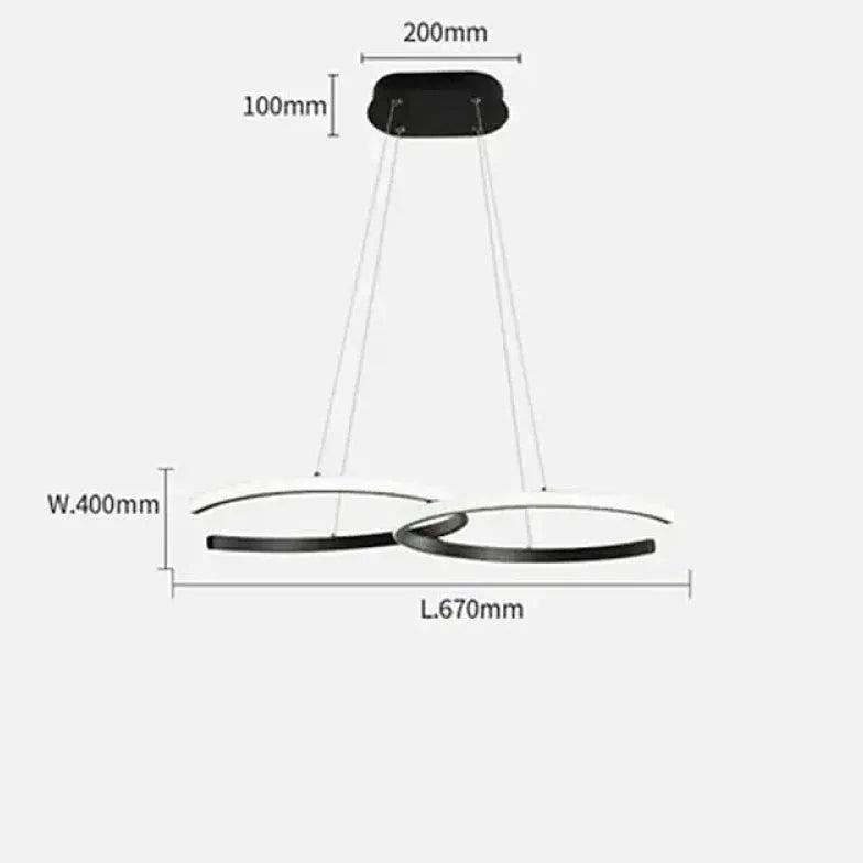 Open Ring Minimalist Modern Pendant Light - Clowas