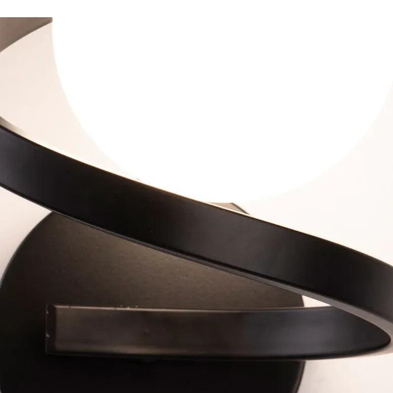 Spiral Globe Glass Bedroom Wall Lights - Clowas