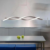 Double Curve Wrapped Modern Pendant Light - Clowas