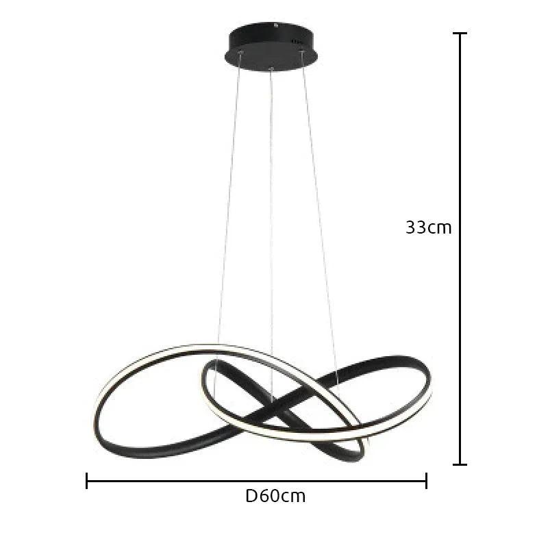 Irregular Curved Minimalist Pendant Light - Clowas