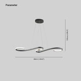 Curved Minimalist for Dining Room Pendant Light - Clowas
