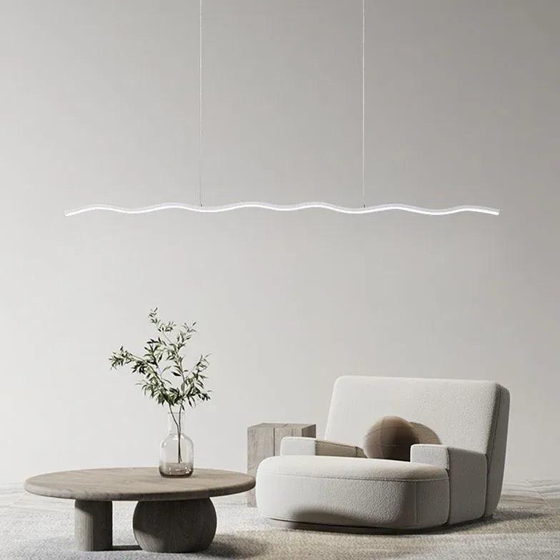 Wavy Line Minimalist Modern Pendant Light - Clowas