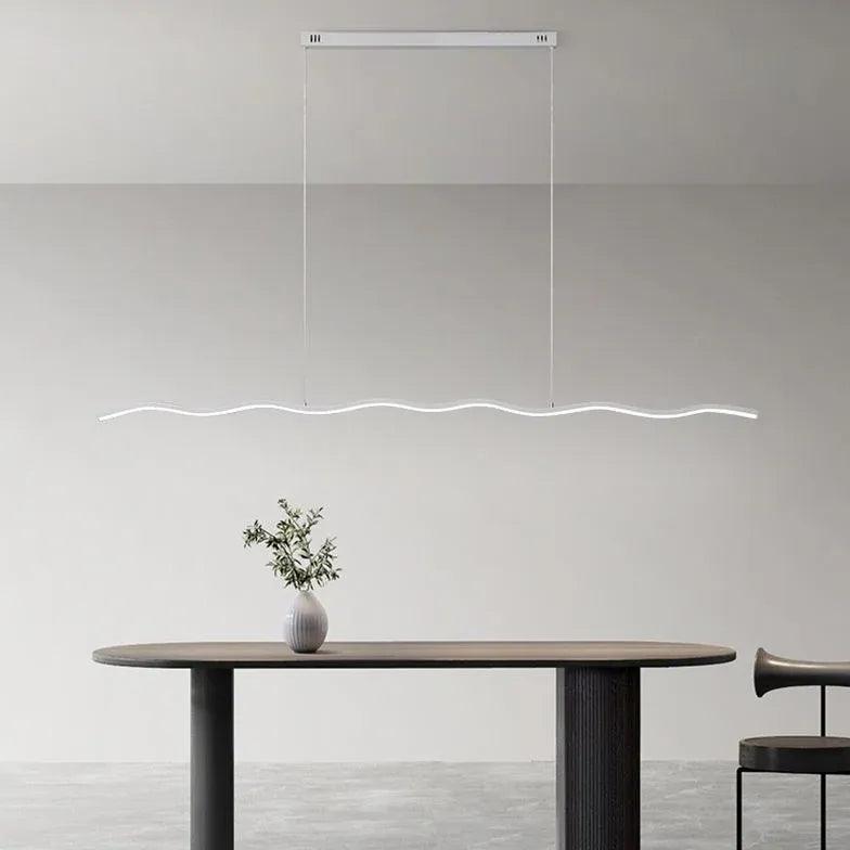 Wavy Line Minimalist Modern Pendant Light - Clowas