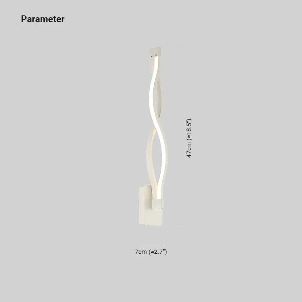 Wave Styling Led Modern Wall Lights - Clowas