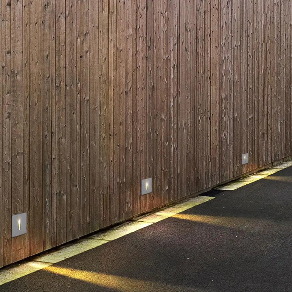 low level wall lights led outdoor black - Clowas