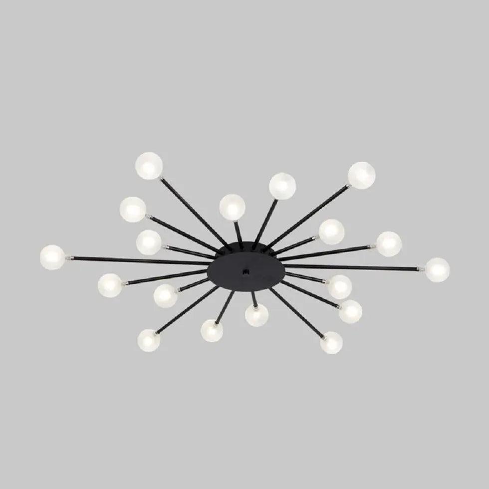 Contemporary Glass Ball Ceiling Light for Bedroom
