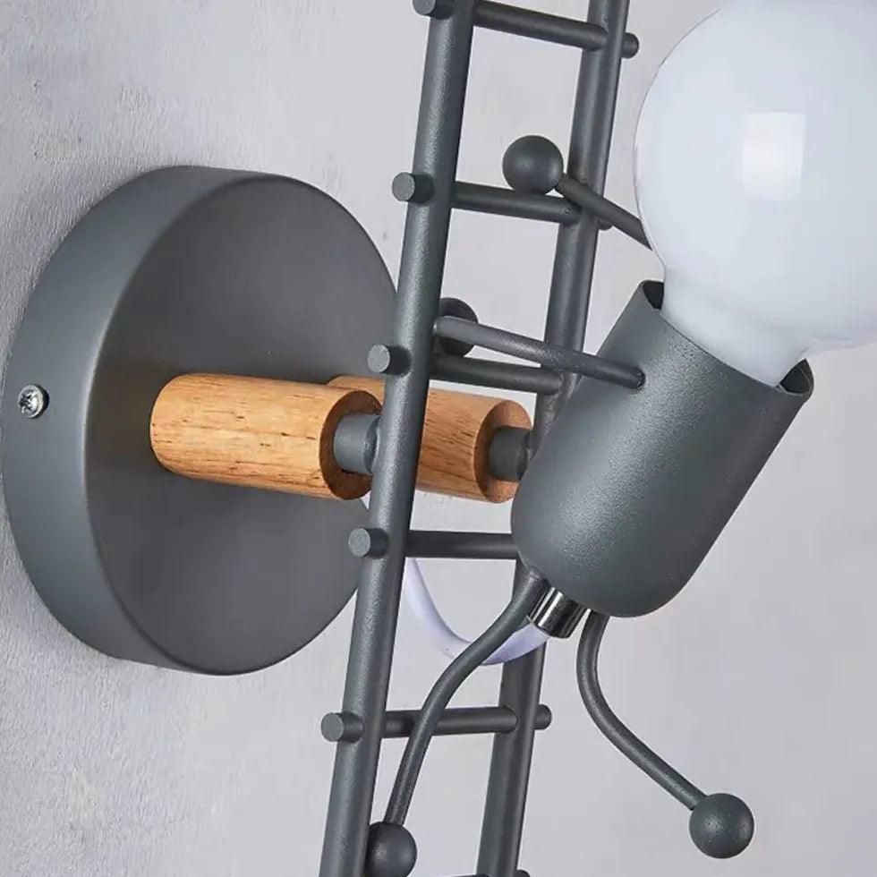 Creative Climbing Man Industrial Wall Lights - Clowas