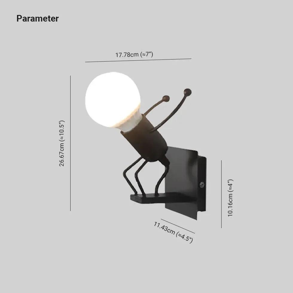 Creative Little Man Modern Wall Lights - Clowas