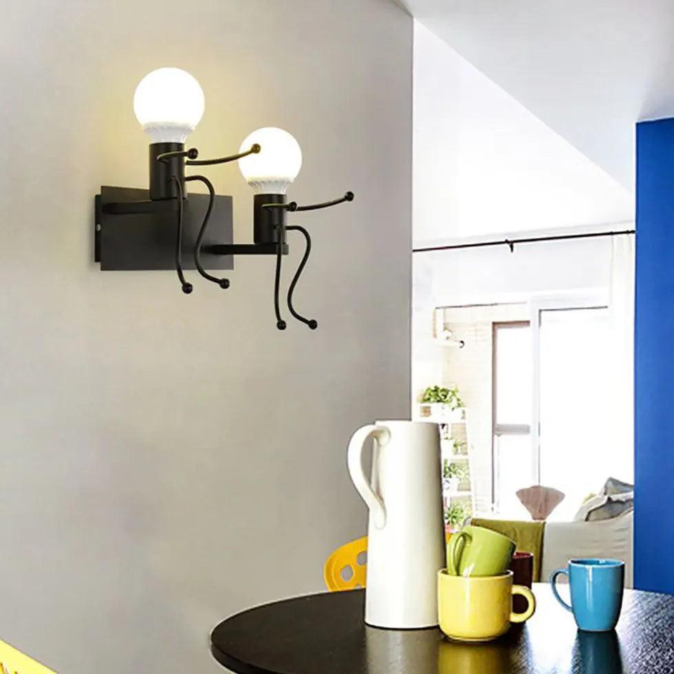 Creative Little Man Modern Wall Lights - Clowas