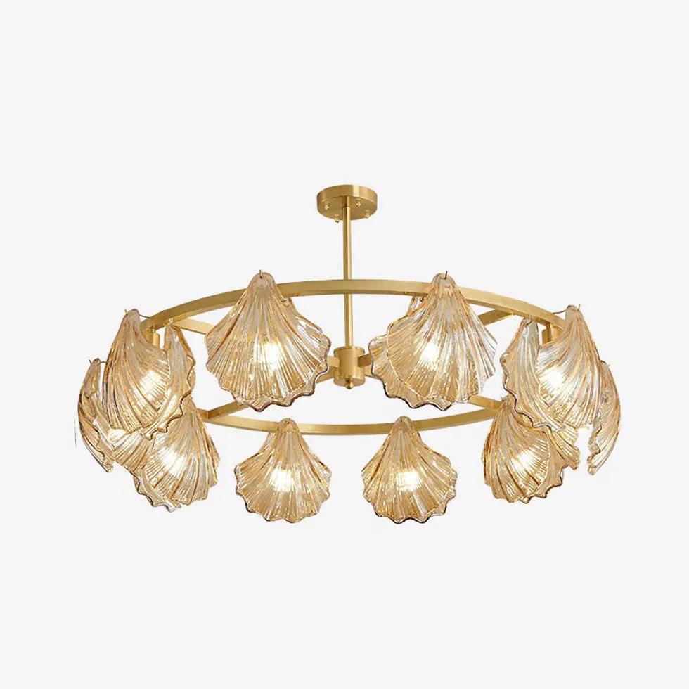 Luxurious Gold Glass for Living Room Pendant Light - Clowas
