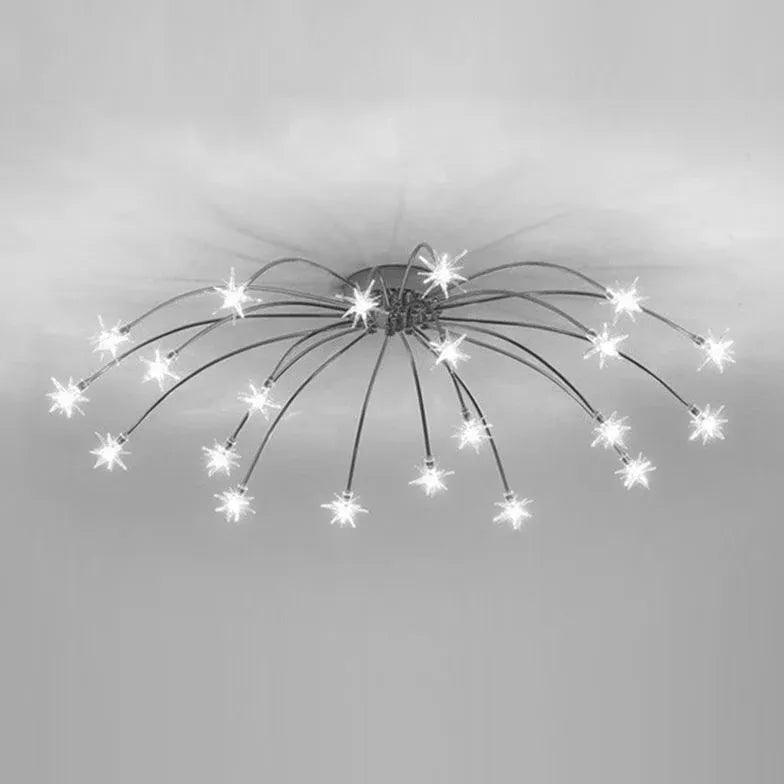Pyrotechnics Modern LED Flush Ceiling Lights - Clowas