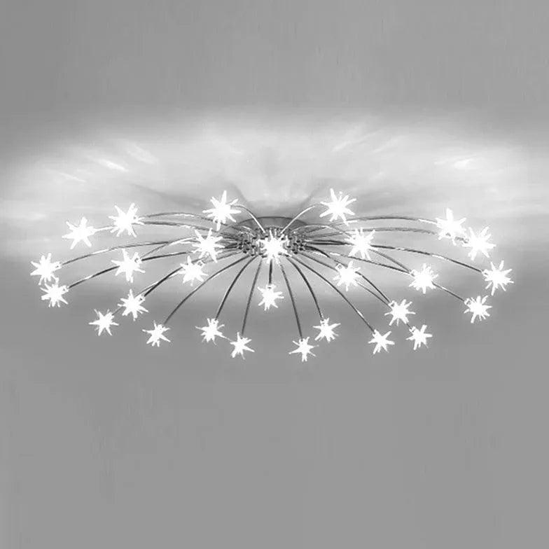 Pyrotechnics Modern LED Flush Ceiling Lights - Clowas