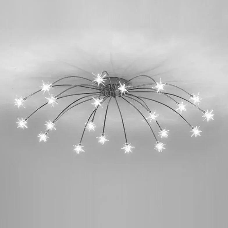 Pyrotechnics Modern LED Flush Ceiling Lights - Clowas